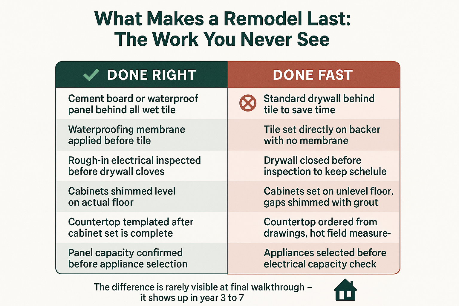 The Difference Between a Remodel That Holds and One That Doesn't